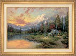 Evening Majesty - Limited Edition Canvas – Thomas Kinkade Studios