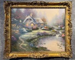 4.5" Exquisite Vintage Antique Art Hand Carved Gold Frame ...