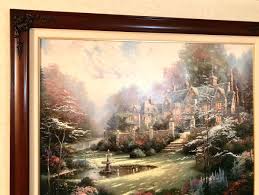 Vintage 1998 Thomas Kinkade Gardens Beyond Spring Gate LE ...