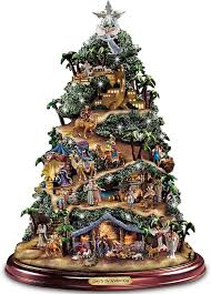 Amazon.com: Thomas Kinkade Illuminated Nativity Tabletop ...