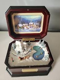 Thomas Kinkade's Holiday Gathering Music Box “I'll Be Home ...