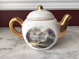 Vintage Thomas Kincade Porcelain Tea Pot Teleflora Gift ...