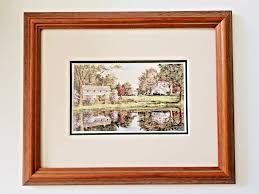 Twin Oaks~Richard Bollinger small framed print~Westtown ...