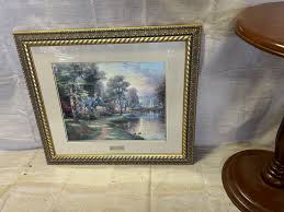 Wall Art: Kinkade Hometown Lake