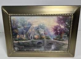 Thomas Kinkade Lamplight Manor Art Print Framed In 6”x7.5 ...