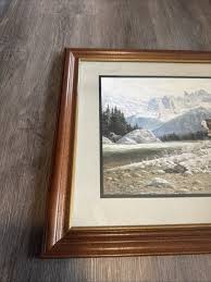 Vintage 1986 Manuel Mansanarez Jr Deer Wildlife Art Print ...