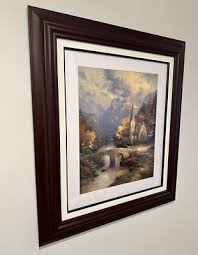 Thomas Kinkade “The Mountain Chapel” From 1998, Signed ...