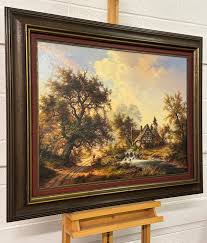 Karl Heinz Stienen - Country House and Old Mill by a River ...