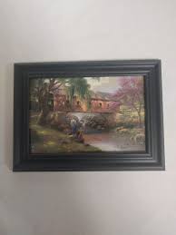 The Old Fishing Hole By Thomas Kinkade 7 1/4 x 5 1/4 ...