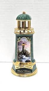Thomas Kinkade Rock of Salvation Lighted Lighthouse Painter ...