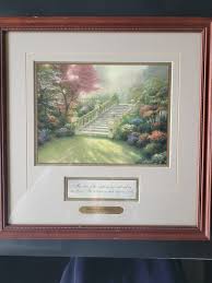 2 THOMAS KINKADE Lithographs "Stairway To Paradise ...