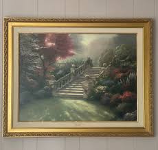 Signed & Framed Thomas Kinkade - Stairway to Paradise ...