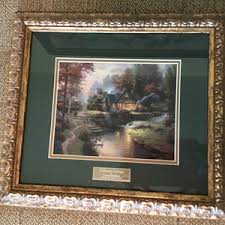 Thomas Kinkade Stillwater Cottage Library Edition Home Interiors Framed Print - Etsy Australia