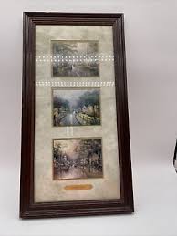 Thomas Kinkade Coming Home Collectors Society 3 Art Prints Framed FEB 26 2003 | eBay
