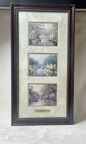 Thomas Kinkade 3 Prints Framed "Coming Home" Collectors Society, Preowned - COA | eBay
