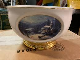 Thomas kindade bowl Thomas Kinkade | Mercari