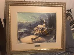 thomas kinkade sunday evening sleigh ride | eBay