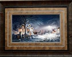 Terry Redlin Winter Wonderland Snowman Horse Children Print ...