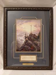Thomas Kinkade "Sunrise", matted and framed, with CoA. | eBay