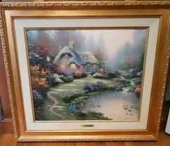 THOMAS KINKADE "EVERETT'S COTTAGE" HAND SIGNED ...