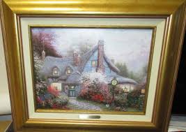 THOMAS KINKADE "SWEETHEART COTTAGE" OPEN EDITION LITHOGRAPH ...