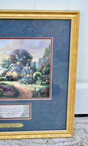 Vintage Thomas Kinkade "A New Day Dawning" Lithograph on ...