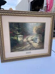 Sold at Auction: Thomas Kinkade, Thomas Kinkade Library Edition "The Autumn Gate"