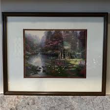 Thomas Kinkade | Art | Thomas Kinkade The Garden Of Prayer ...
