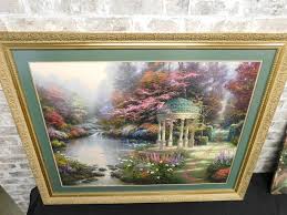 Thomas Kinkade "the Garden Of Prayer" Le Lithograph