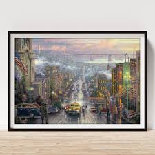 Heart Of San Francisco Art Print by Thomas Kinkade - Fine ...
