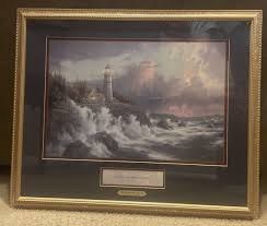 He Stilled The Storm To A Whisper by Thomas Kinkade 26x22 ...