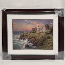 Thomas Kinkade Victorian Light Medium Lithograph Framed