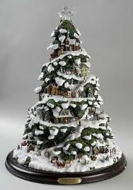 Bradford Editions, Village Christmas Tree-Kinkade ...