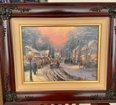 Thomas Kinkade Winter Paintings | eBay