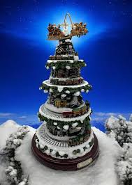 Thomas Kinkade “wonderland Express” Christmas Tree - Moving ...