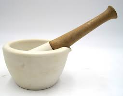 Vintage 5” Rim 1800s MORTAR & PESTLE Thomas Maddock ...