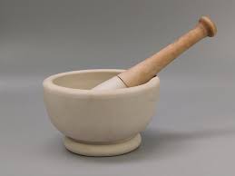 Vintage Aphotecary Ceramic Mortar and Pestle Warranted Acid ...