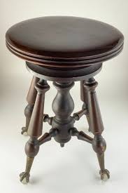 Antique Wooden Piano Seat Stool Thomas Organ Piano ...