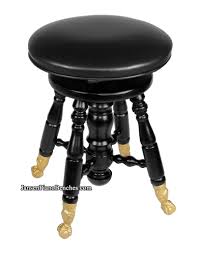 Antique Piano Stool With Claw Feet | Jansen Piano Benches