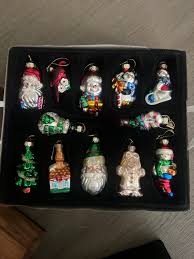 Thomas Pacconi Mercury Glass Ornaments 2003 Collection Certified 24 Hand Painted Blown Glass Ornament Set Boxed in Wood Crate - Etsy