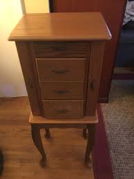 Wooden Jewelry Armoire