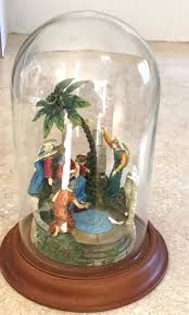 Glass Dome Vintage Nativity*journey Into Egypt* Franklin Mint - Etsy Australia