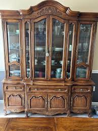 Ethan Allen Dining Room Set & China Cabinet | eBay