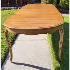 1960s Thomasville French Provincial Walnut Dining Table and ...