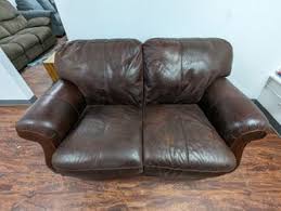 Natuzzi Brown Genuine Leather Loveseat for Sale in Denver ...