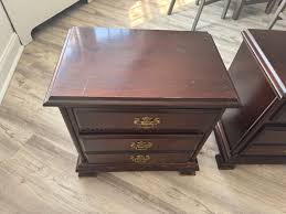 Two Night Stands Cherry Wood
