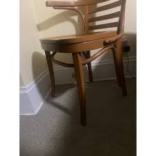 Mid 20th Century Zpm Radomsko for Thonet Bentwood Arm Chair | Chairish