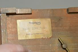 Vintage Thorens Music Box From Switzerland - Etsy