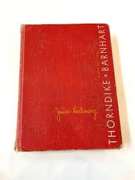 Vintage Junior Dictionary 1965- Red Throndike Barnhart ...