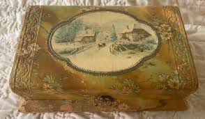 Vintage Celluloid Box with Vanity Items | eBay